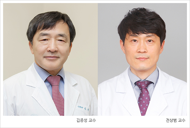 좌측부터 김종성, 전상범 교수