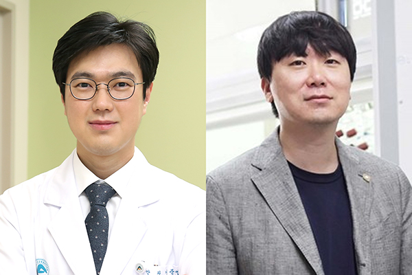 (왼쪽부터) 서울아산병원 안과 이준엽 교수, 대구경북과학기술원 서대하 교수 이미지